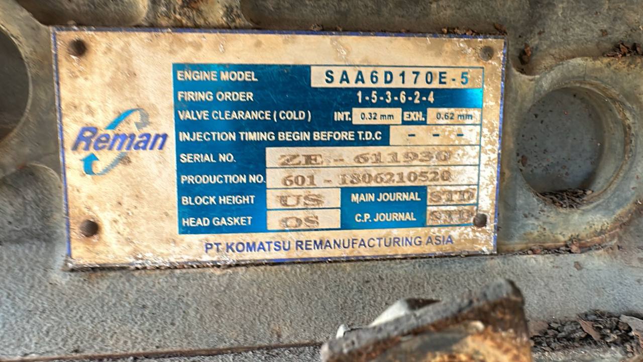 Двигатель Komatsu SAA6D170E-5
