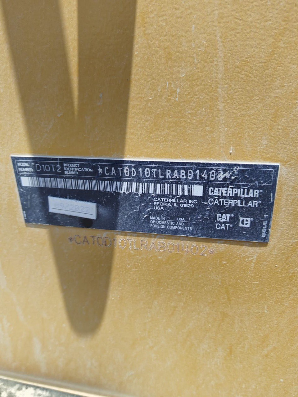 Бульдозер Caterpillar D10T2