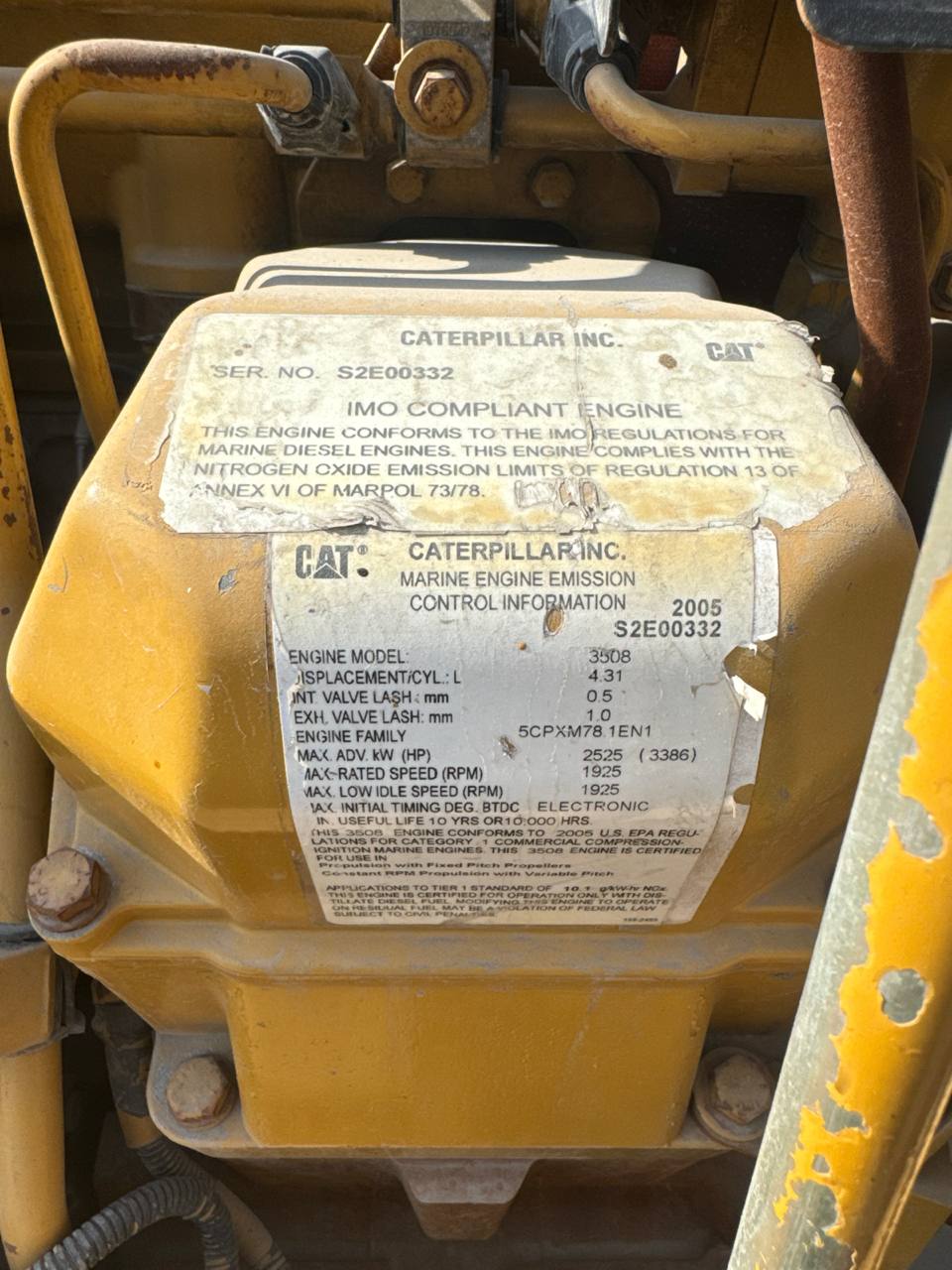 Двигатель Caterpillar 3508