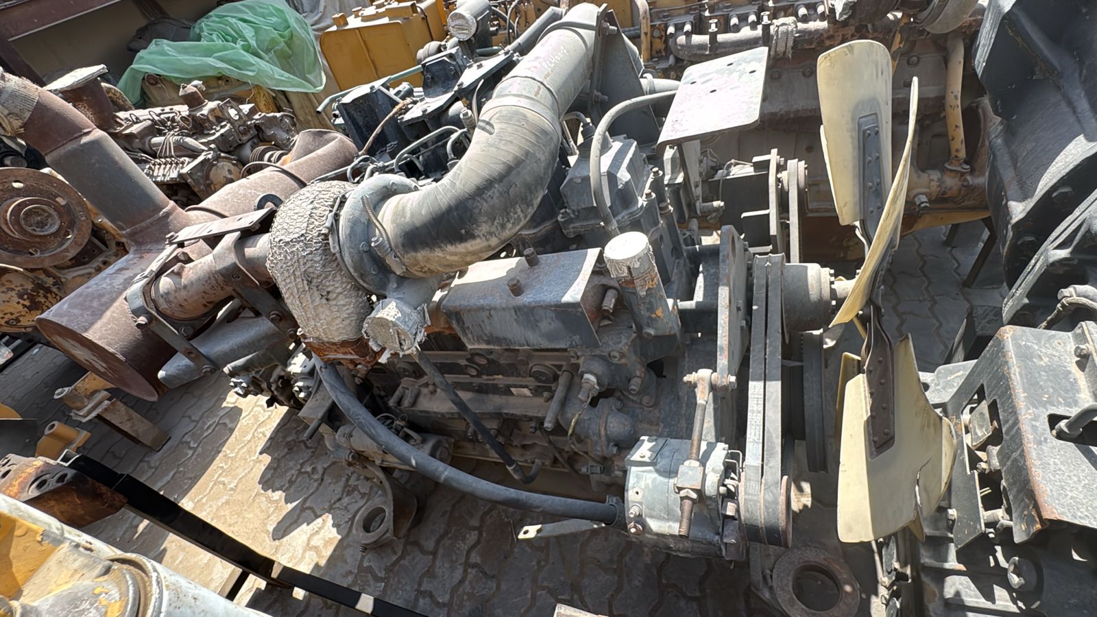 Двигатель для экскаватора Komatsu PC400-7